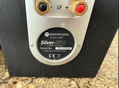 Monitor Audio Silver RS1 bookshelf speakers | eBay