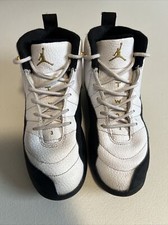 Nike Air Jordan 12 Retro Taxi 2013 153265-125 White Black Size 3Y GS