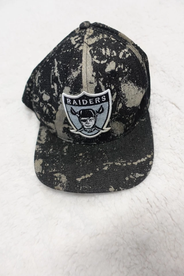 Кепка бейсболка Oakland Raiders черная серая NFL футбол Mitchell & Ness - Изображение 3 из 4