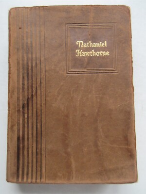 The Works of Nathaniel Hawthorne One Volume Edition Walter Black SC leather