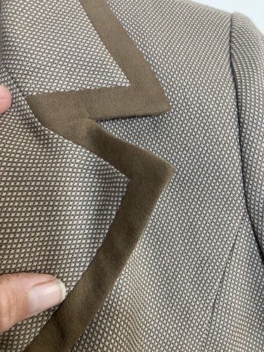 Albert Nipon Suit Dress Wool Brown Vintage Size 4 Classic - Picture 4 of 13