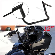 12" Gloss Black Meathook Bar Handlebar For Harley Electra Glide Ultra Limited US