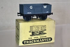 TRACKMASTER TRIANG PYRAMID TOYS GW OPEN 7 PLANK COAL WAGON 10836 BOXED og