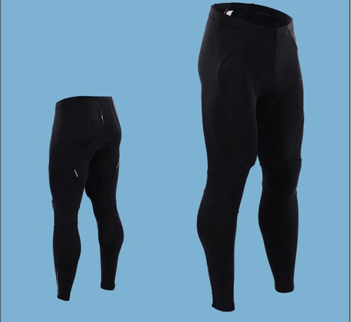 Mens Thermal Fleece cycling bib Pants cycling pants Cycling Bibs bicycle pants - Picture 13 of 15