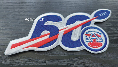 AFL 60th Anniversary American Football League Logo NFL Patch 4'' sew on Aufnäher