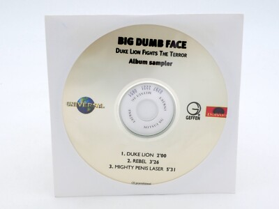 CD PROMO SAMPLER - BIG DUMB FACE - DUKE LION FIGHTS THE TERROR FRANZÖSISCHE PROMO CD!