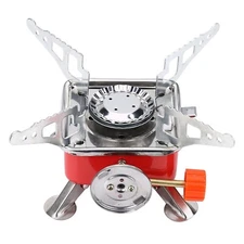 Camping Stove TOPINCN Portable Mini Outdoor Folding Metal Camping Gas Stove W...