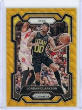 2023-24 Panini Prizm Basketball Gold Wave Prizm #65 Jordan Clarkson No 2 of 10