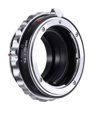 High Precision Pro Adapter for Nikon G/AI/D F mount lens to Fuji FX Camera X-A1