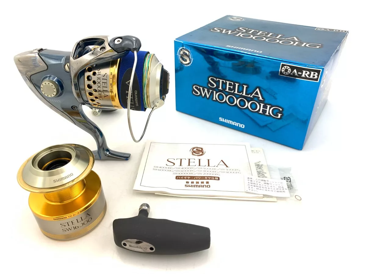 Shimano Stella SW10000HG Spinning REEL SURF BIG-GAME FISHING EXCELLENT 2349