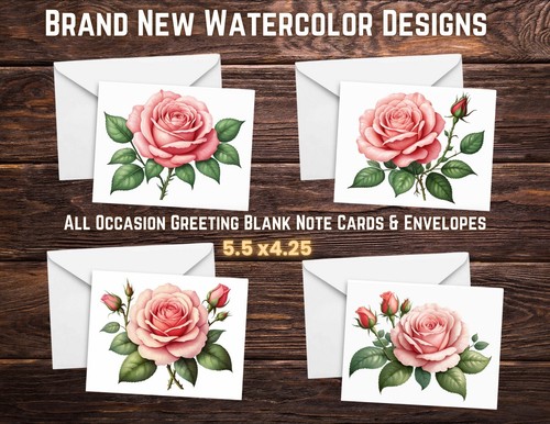 12 Cards - All Occasion Greeting Cards Blank with Envelopes #07