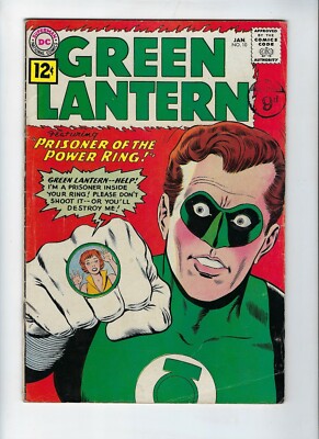 Green Lantern # 10 DC Comics Silver Age Jan 1962 VG+