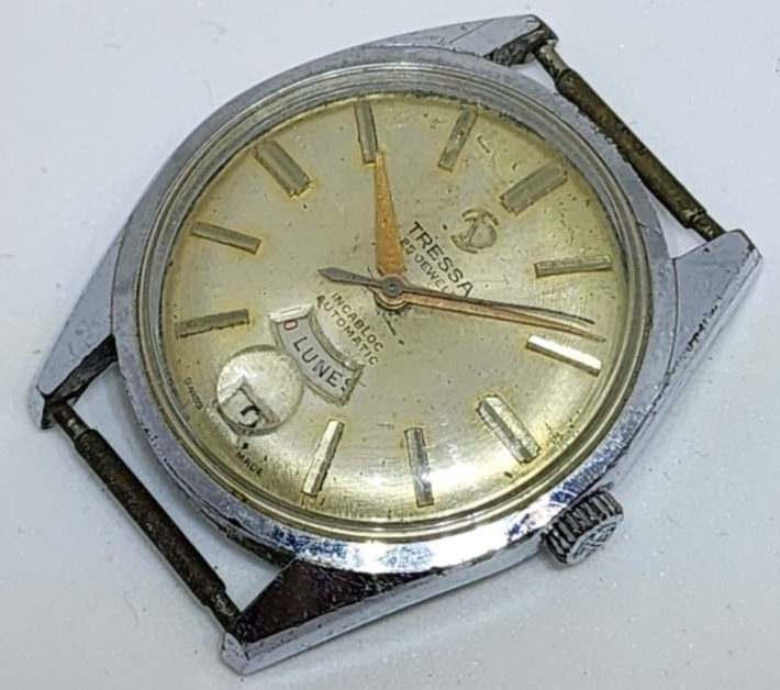 TRESSA 25 Jewels Incabloc Automatic cal. Felsa 4009 - For parts or