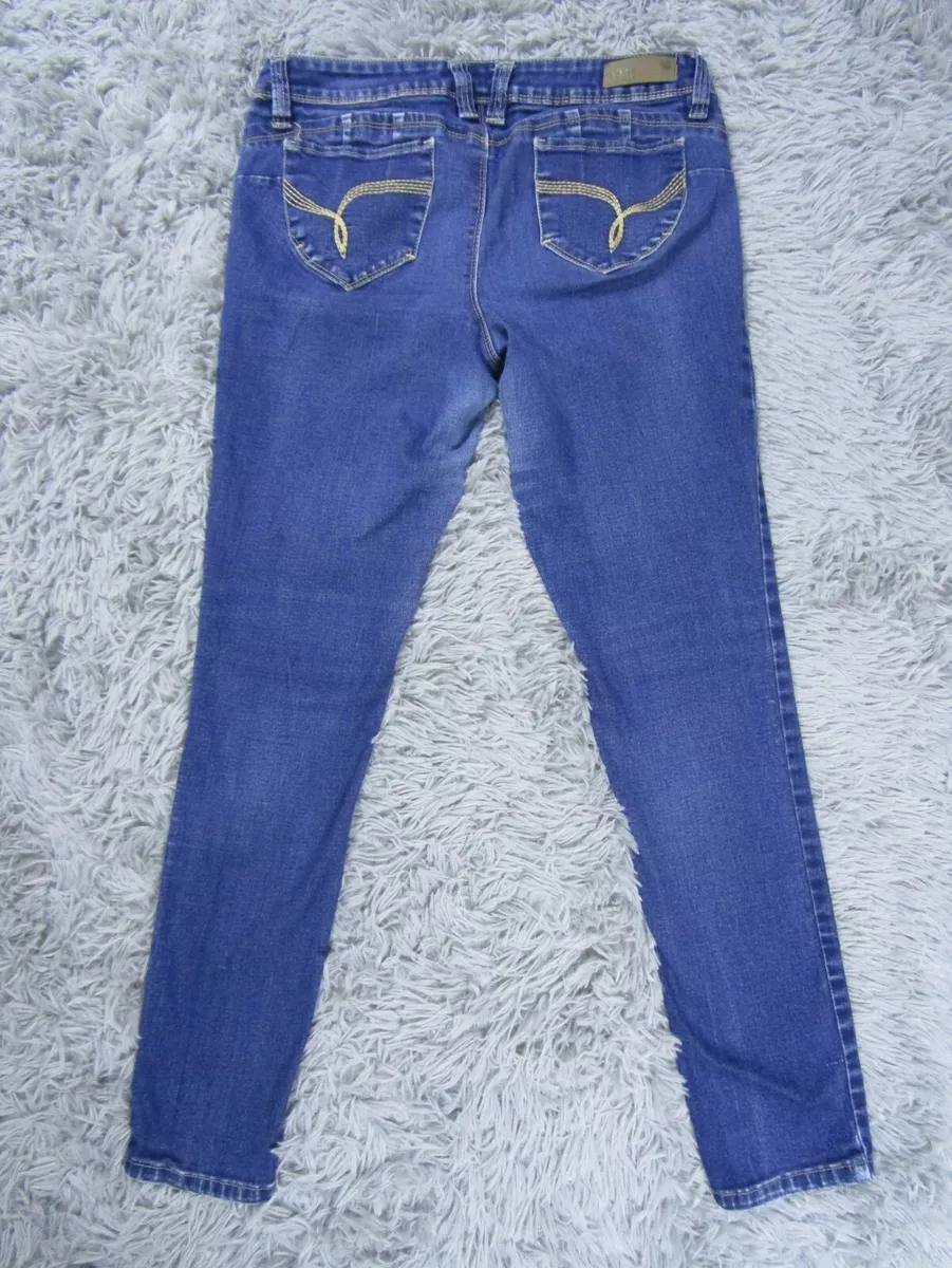YMI Jeans Womens 11 USA Blue Denim Skinny Slim Denim Pants Medium Wash  Bottom