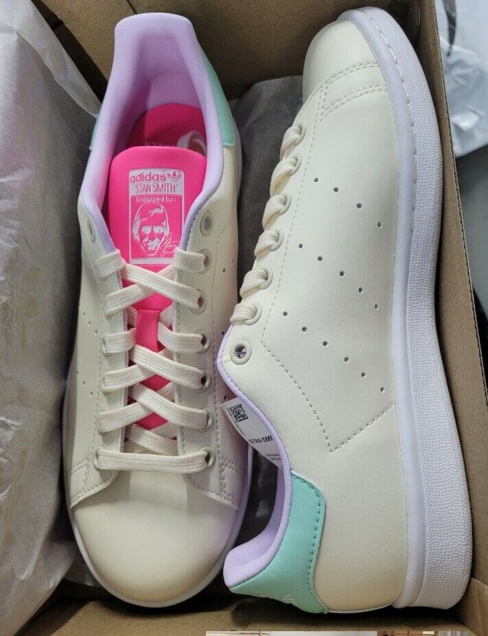 Size 9 - adidas Stan Smith Cream Pink Mint W for sale online Size 9 - adidas Stan Smith Cream Pink Mint W for sale online