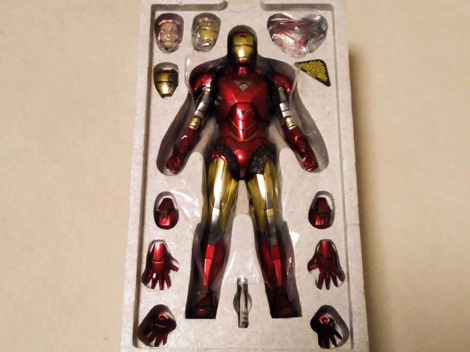 Hot Toys MMS378 Iron Man 1/6 Mark VI MK 6 Diecast Special Exclusive Bonus - Image 2 of 4