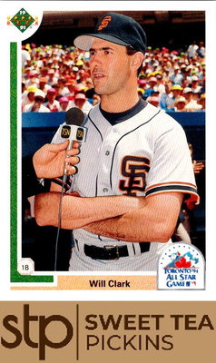 1991 Upper Deck Final Edition #92F Will Clark