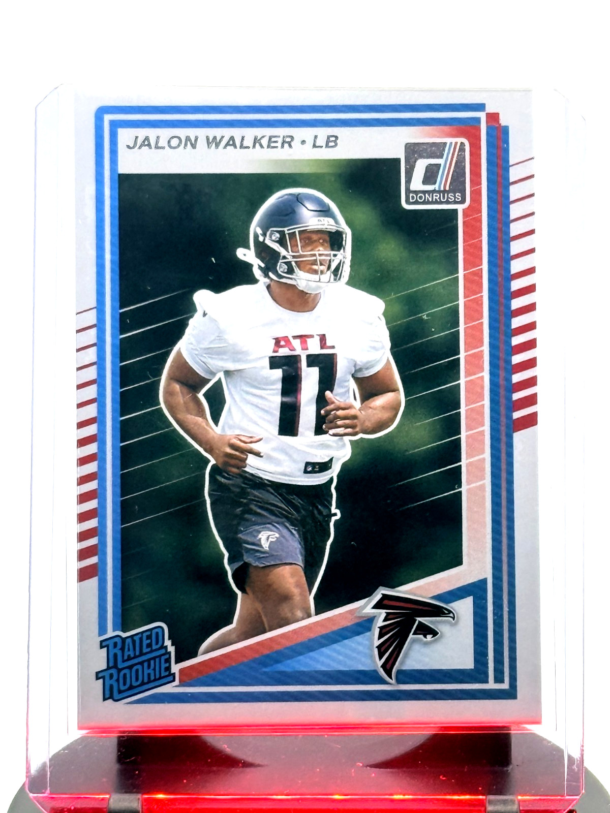 2025 Panini Donruss Football - Jalon Walker Rated Rookie Optic Preview #344 (RC)