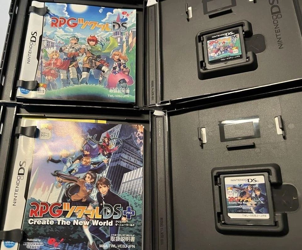 RPG Maker DS + RPG Maker DS Plus 2Games set RPG Tsukuru Nintendo DS Japan Tested - Image 2 of 2