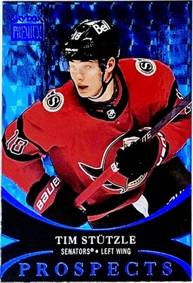 2020-21 Metal Universe Premium Prospects STAR SAPPHIRE Tim Stutzle Rookie #PP-50