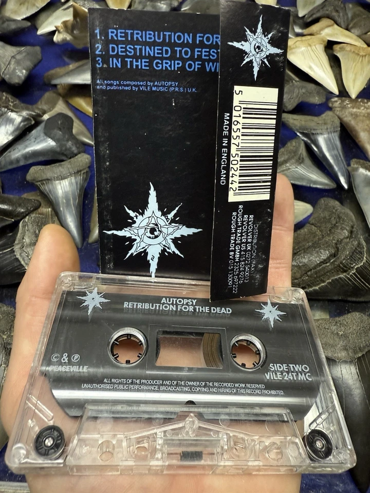 1991 AUTOPSY RETRIBUTION FOR THE DEAD E.P. DEATH METAL SAN FRANCISCO CALIFORNIA Foto 3 de 4