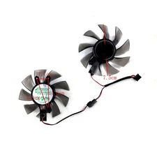 For GALAXY GTX750 GTX750ti Graphics Card Cooling Fan GA82S2H 2 fans