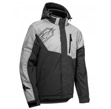 CASTLE X SNOWMOBILE JACKET BLACK AND CHARCOAL 3X