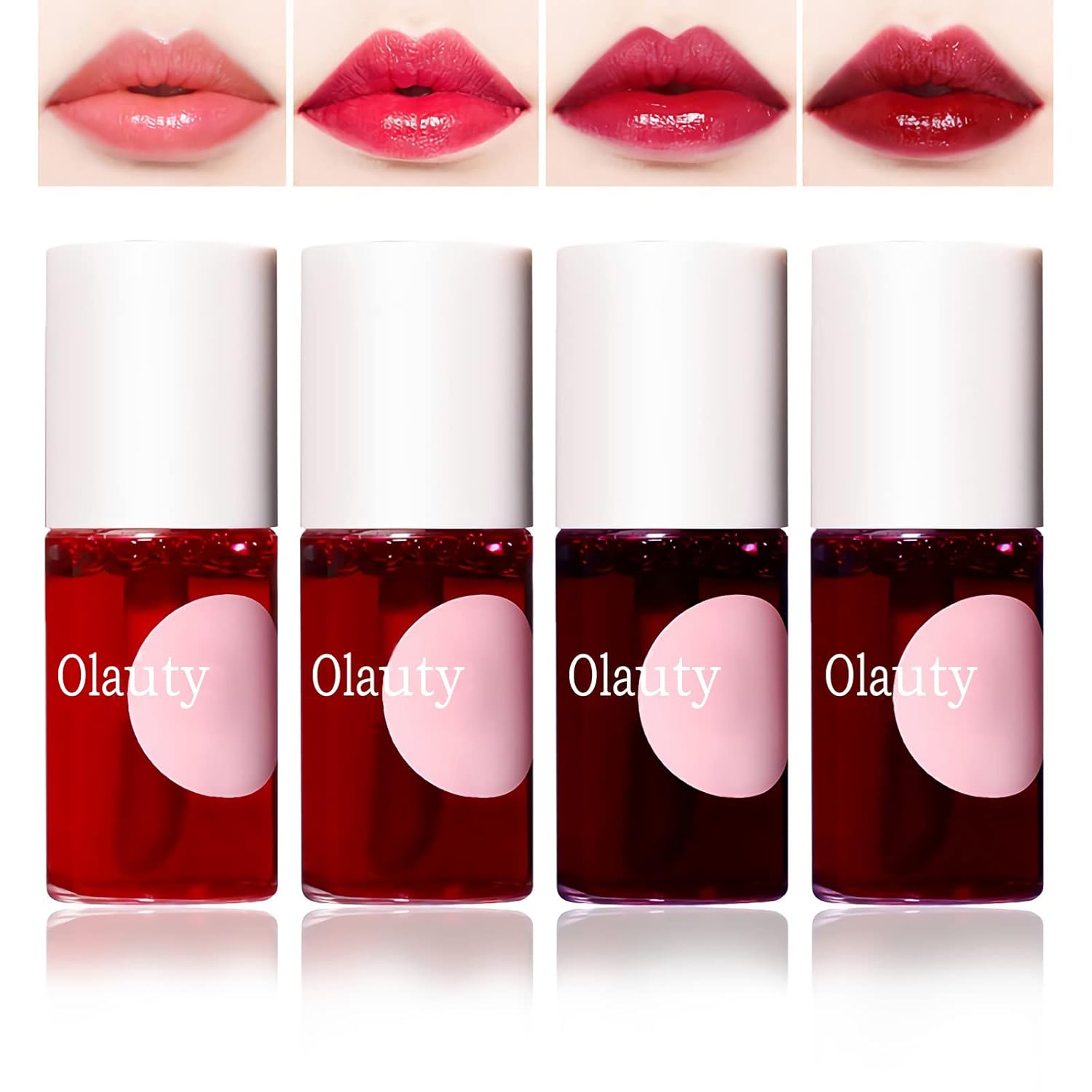 4 Colors Lip Tint Stain Set, Watery Lip Tint Mini Liquid Matte Lipstick, Lip Sta