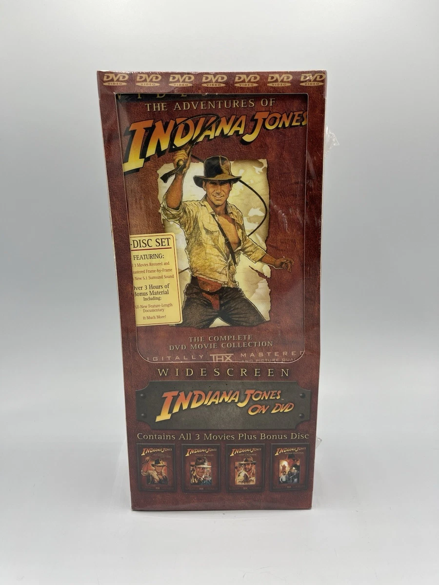 Indiana Jones Complete Series Box Set DVDs & Blu-ray Discs for