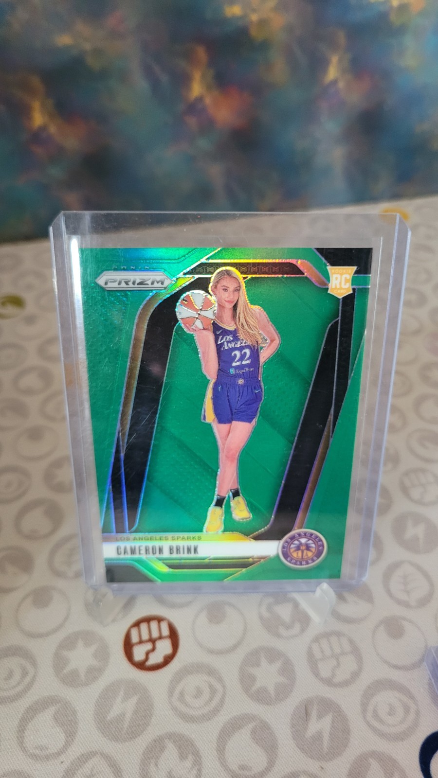 2024-25 WNBA Prizm Cameron Brink Green Variation RC  Sparks #143