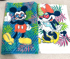Set of 2 Disney Mickey Mouse  Minnie Mouse Multicolor Kitchen Hand Towels