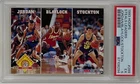 Michael Jordan 1993 Hoops Steals Leader Bulls Stockton Basketball Card 289 PSA 5