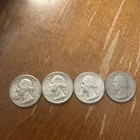 WASHINGTON QUARTERS - 1960, 1962, 1964, 1969
