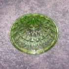 Vintage  Green Depression Glass Jeannette "WINDSOR" Pattern Sugar Bowl Lid