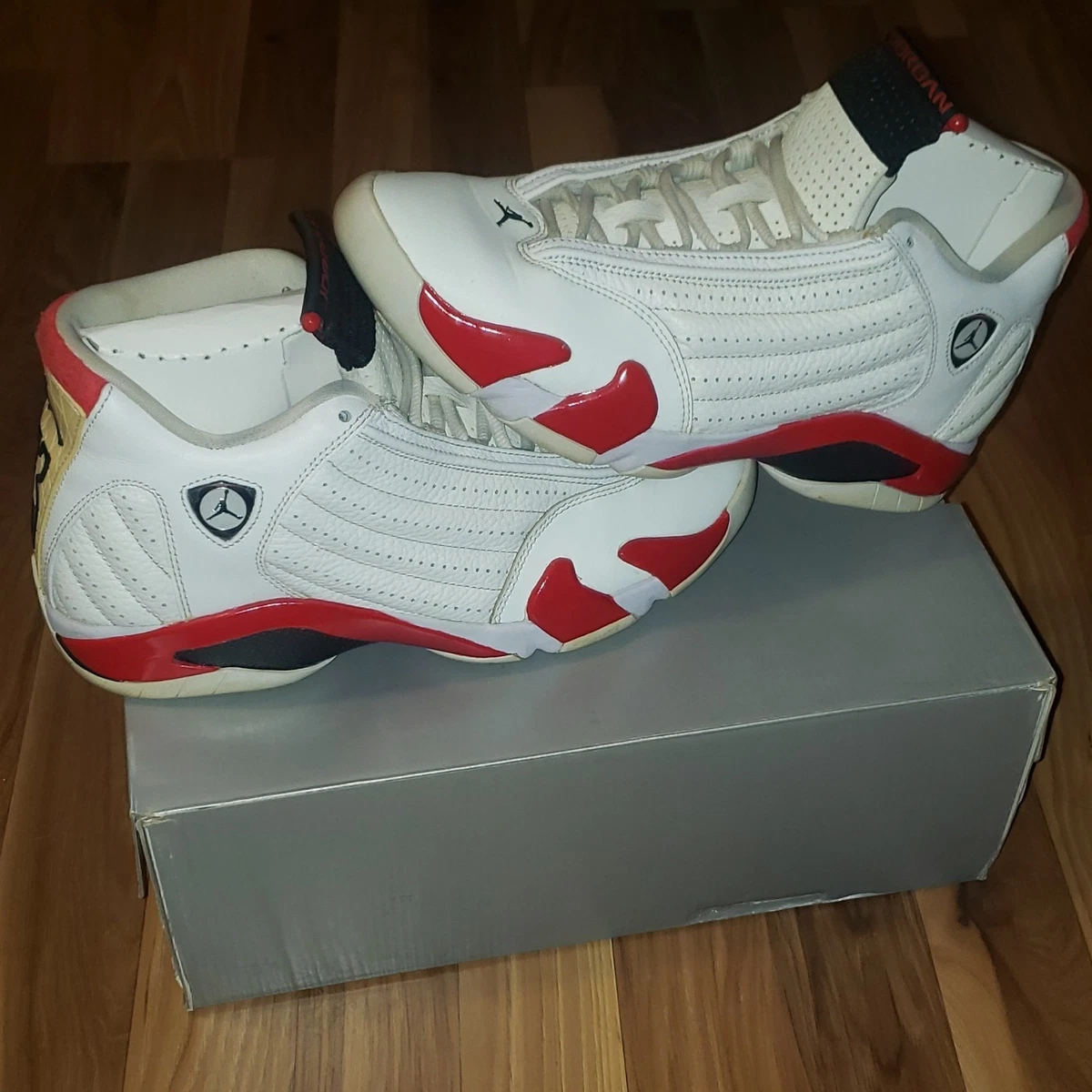 Jordan 14 Retro White Varsity Red | eBay