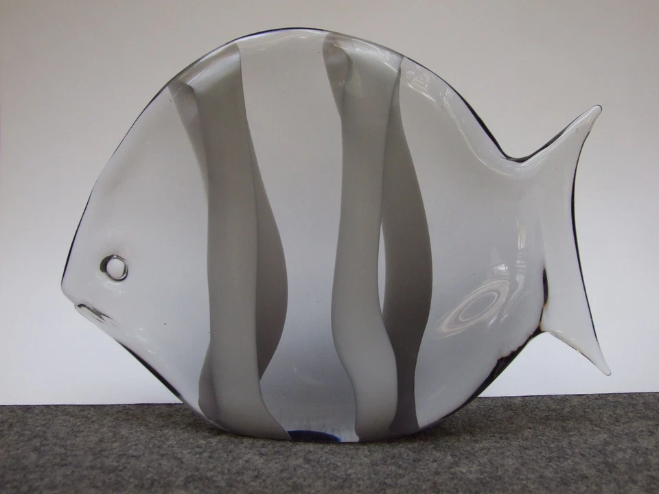 *** Gral Glas , Livio Seguso , zwei Glasfische *** - Bild 3 von 4