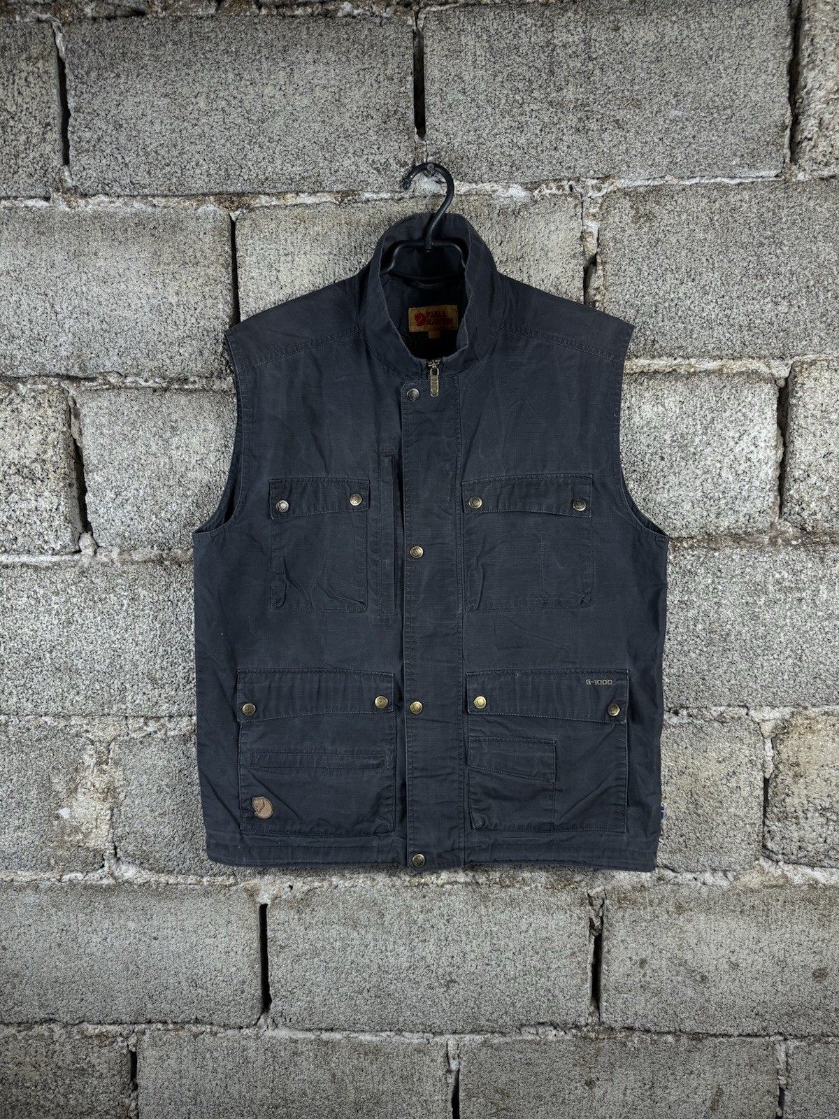Fjallraven Reporter Lite Vest G-1000 Men Black Grey Herrenweste Size L