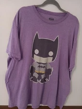 Funko Batman Purple T-Shirt  Sz. XXL   Small Blemish on back as shown in photo .