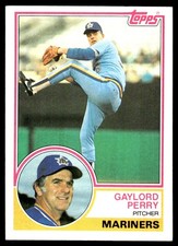 Gaylord Perry 1983 Topps #463 Mariners MLB READ FREE SHIPPING AutographDen