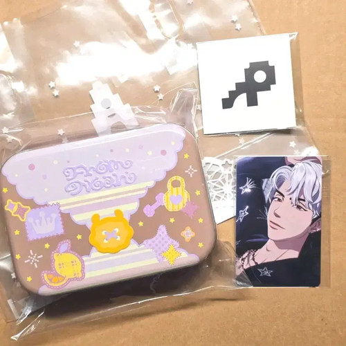 Unopened PLAVE Noah Birthday Cookie Tin Case & Photocard Set Official Sealed