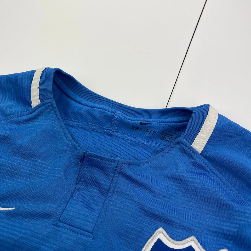 PORTSMOUTH FC Top 12-13 años grande azul niños deportes NIKE Dri-FIT 2018-19 - Imagen 4 de 4