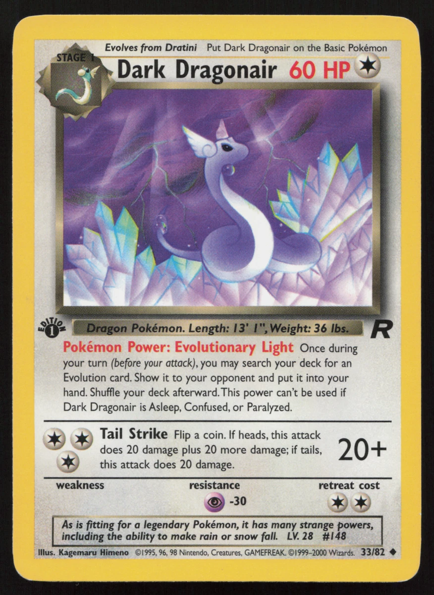 Dark Dragonair Pokémon TCG Cards for sale | eBay