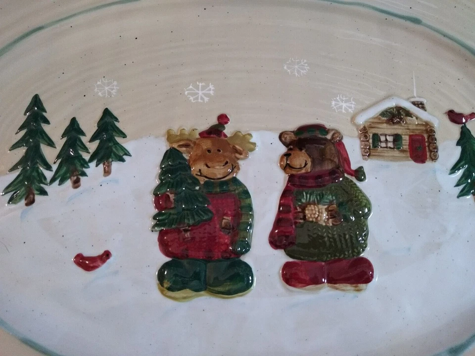 St Nicholas Square 18" Serving Platter - Image 3 of 4