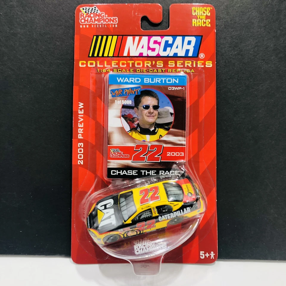 Racing Champions Collectors Series Ward Burton #22 CAT (lot of 4) - Image 2 of 4