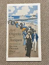 Vintage MUSEUM Catalog HEINZ OCEAN PIER Atlantic City 1910s Art Objects Antiques