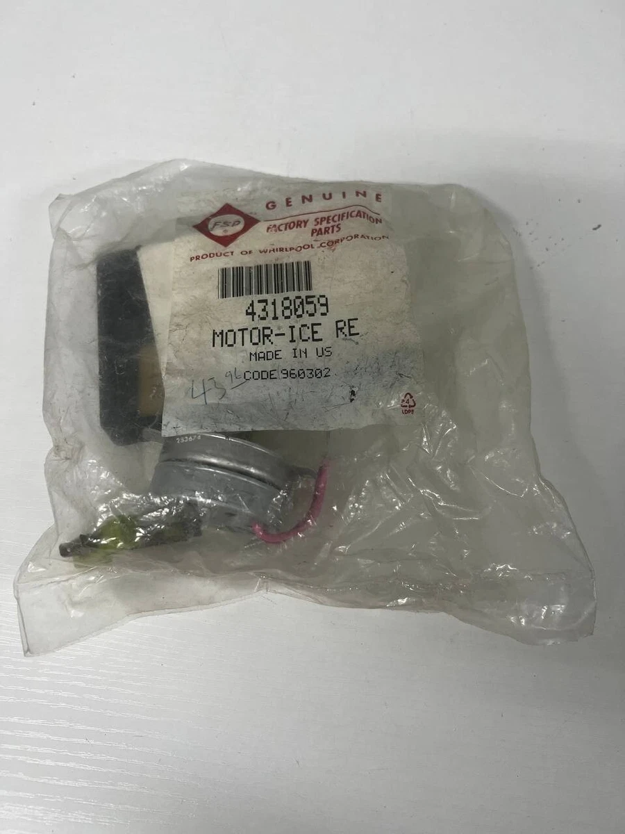 Genuine OEM WHIRLPOOL ICE MAKER MOTOR 4318059 | eBay