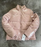 UGG Women's Izzie Puffy Jacket Nylon Pink Size Medium Water Repellant 1105651