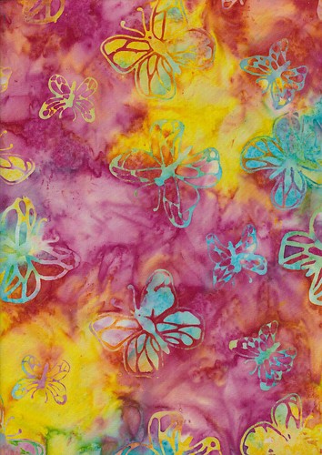 Batik Fabric, Butterfly Design, 100% Cotton, FQ ,Crafting, Quilting Patchwork - Picture 11 of 15