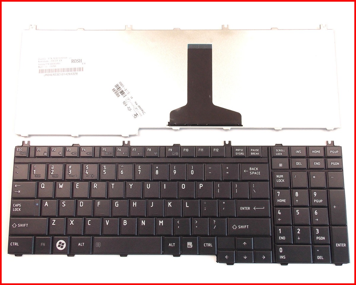 Tastiera Originale Toshiba Per Satellite Pro P200HD-1DV – Layout UK, Testata E Funzionante