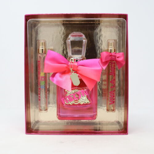 Juicy Couture Viva La Juicy Neon 3 Pcs Gift Set  / New With Box - Picture 1 of 3